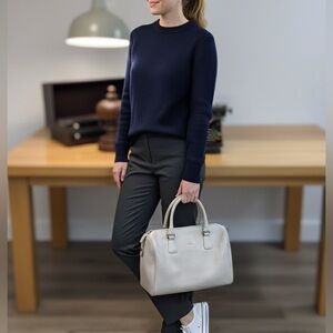 Furla Cream Satchel Bag